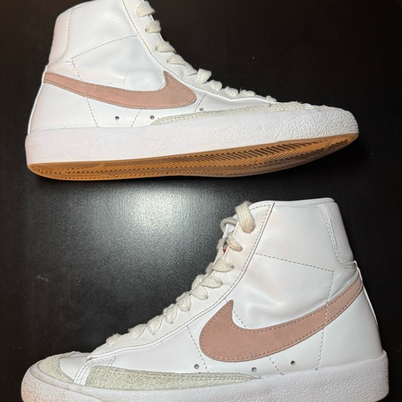 Nike Blazer Mid ’77 Vintage White Pink Women’s 6.5 - Picture 3 of 16